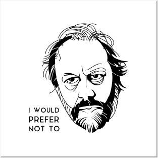 Žižek - I would prefer not to V.5 Posters and Art